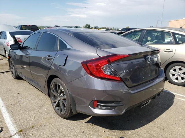 2HGFC2F86MH544242 - 2021 HONDA CIVIC SPOR GRAY photo 3