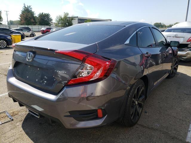 2HGFC2F86MH544242 - 2021 HONDA CIVIC SPOR GRAY photo 4