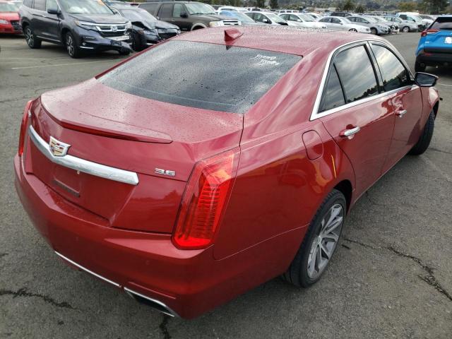 1G6AR5SS9G0170523 - 2016 CADILLAC CTS LUXURY RED photo 4