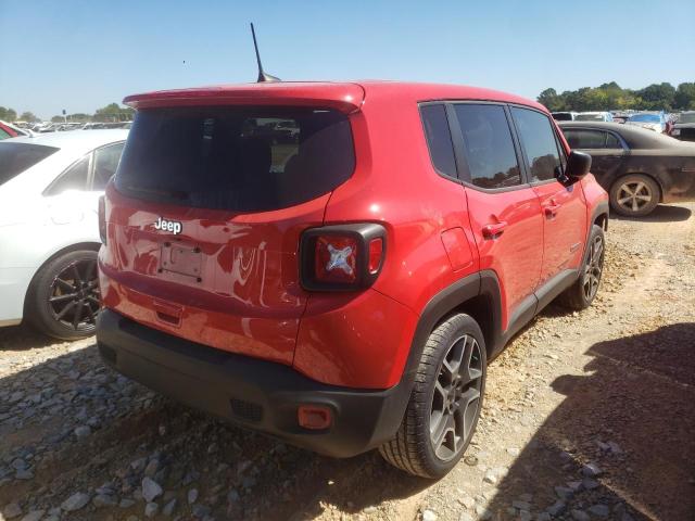 ZACNJCAB5MPM54701 - 2021 JEEP RENEGADE S RED photo 4