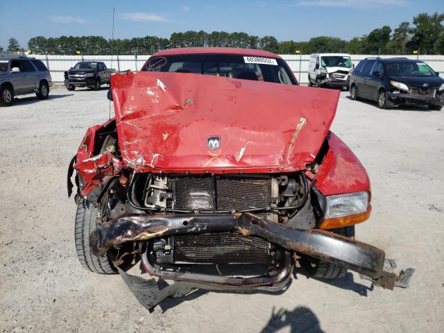 1B7GL12X72S538871 - 2002 DODGE DAKOTA BAS RED photo 7