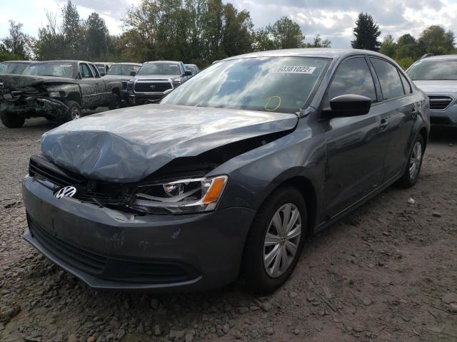 3VW2K7AJXDM432386 - 2013 VOLKSWAGEN JETTA BASE 灰色 照片 2