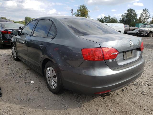 3VW2K7AJXDM432386 - 2013 VOLKSWAGEN JETTA BASE 灰色 照片 3