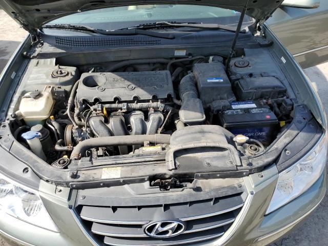 5NPEU4AC9AH649925 - 2010 HYUNDAI SONATA SE GREEN photo 7