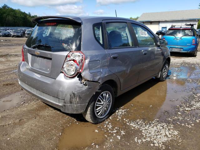 KL1TD6DE9BB191779 - 2011 CHEVROLET AVEO LS 灰色 照片 4