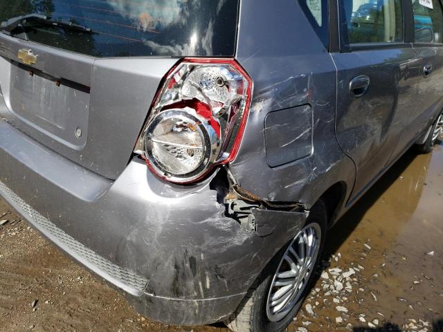 KL1TD6DE9BB191779 - 2011 CHEVROLET AVEO LS 灰色 照片 9