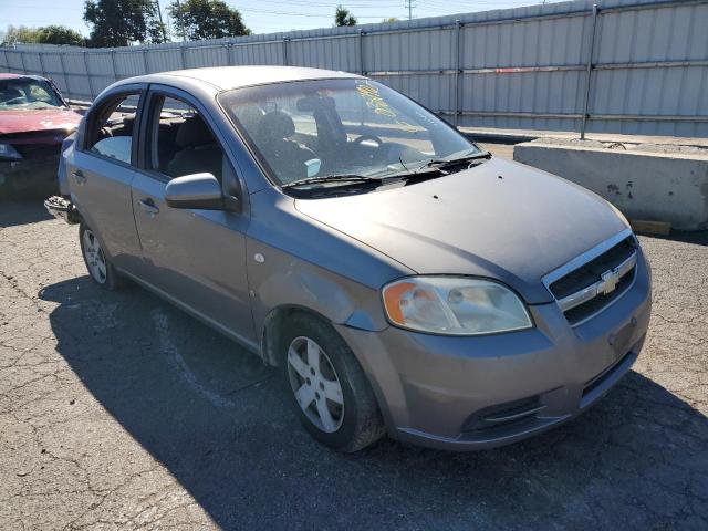 KL1TD56667B074474 - 2007 CHEVROLET AVEO BASE SILVER photo 1
