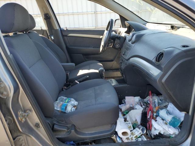 KL1TD56667B074474 - 2007 CHEVROLET AVEO BASE SILVER photo 5