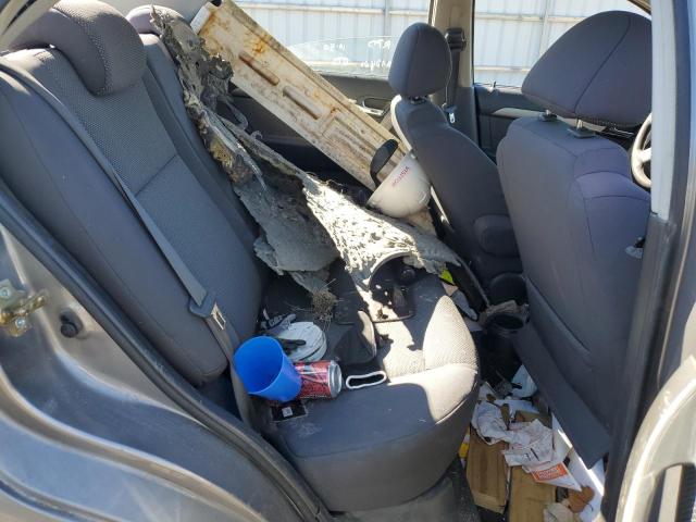 KL1TD56667B074474 - 2007 CHEVROLET AVEO BASE SILVER photo 6