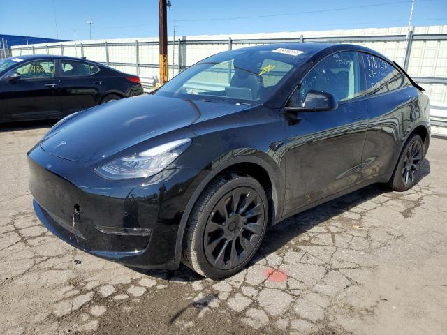 7SAYGDEE0NF481292 - 2022 TESLA MODEL Y Noir photo 2