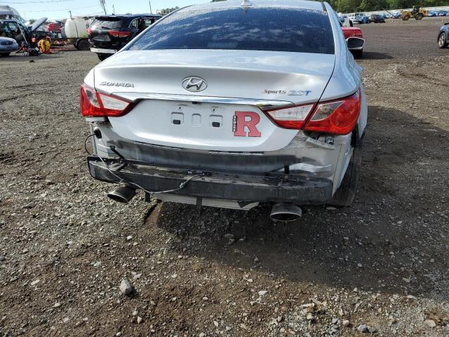 5NPEC4AB2CH419382 - 2012 HYUNDAI SONATA SILVER photo 9