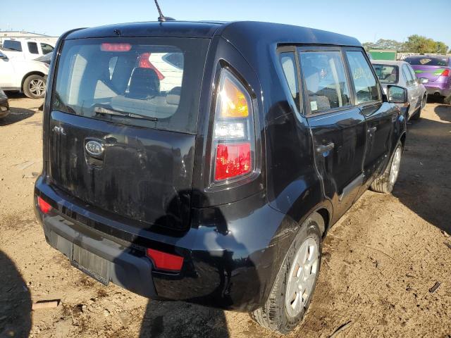 KNDJT2A18B7250224 - 2011 KIA SOUL BLACK photo 4