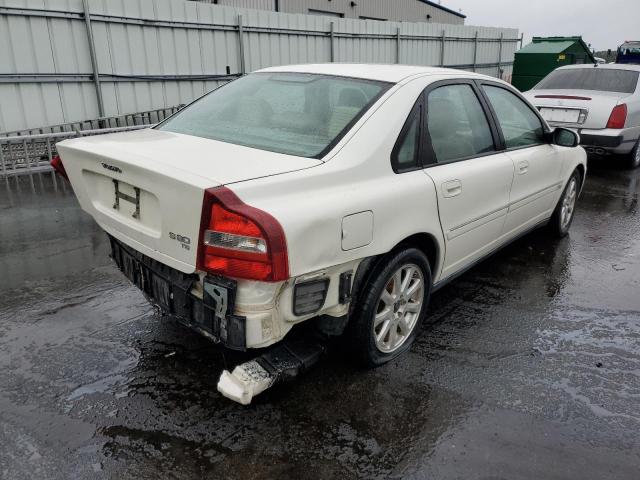 YV1TS91D021264968 - 2002 VOLVO S80 T6 TUR WHITE photo 4