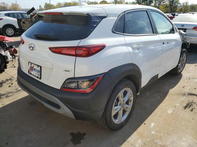 KM8K3CABXNU858864 - 2022 HYUNDAI KONA SEL WHITE photo 4