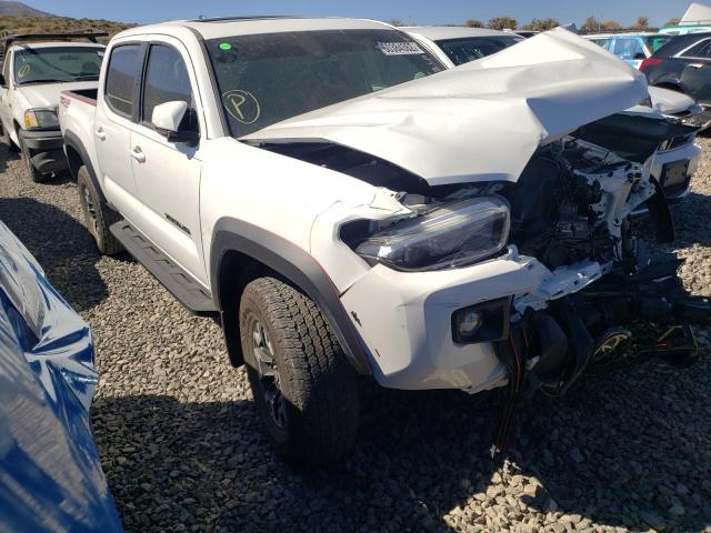 3TMCZ5AN9KM286019 - 2019 TOYOTA TACOMA DOU WHITE photo 1