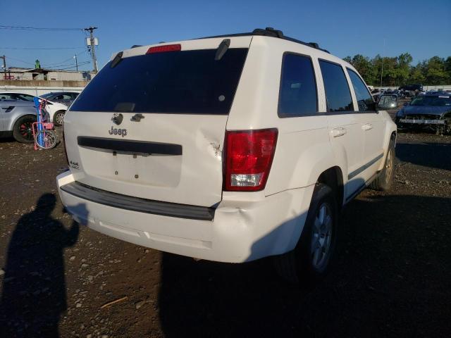 1J8GR48K18C160103 - 2008 JEEP GRAND CHER WHITE photo 4