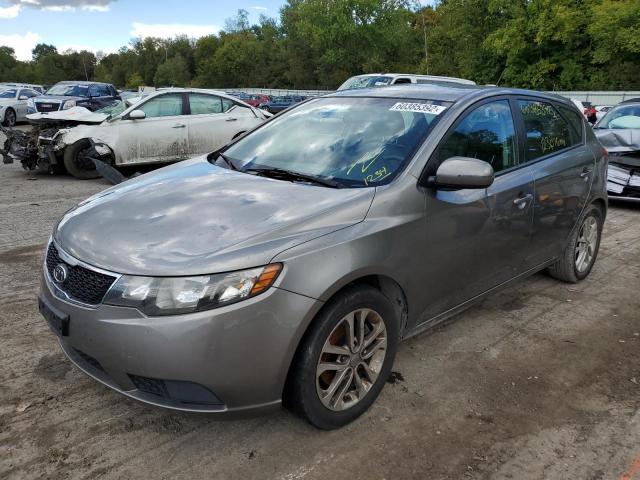 KNAFU5A20B5401501 - 2011 KIA FORTE EX GRAY photo 2