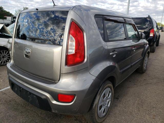 KNDJT2A5XD7615363 - 2013 KIA SOUL GRAY photo 4