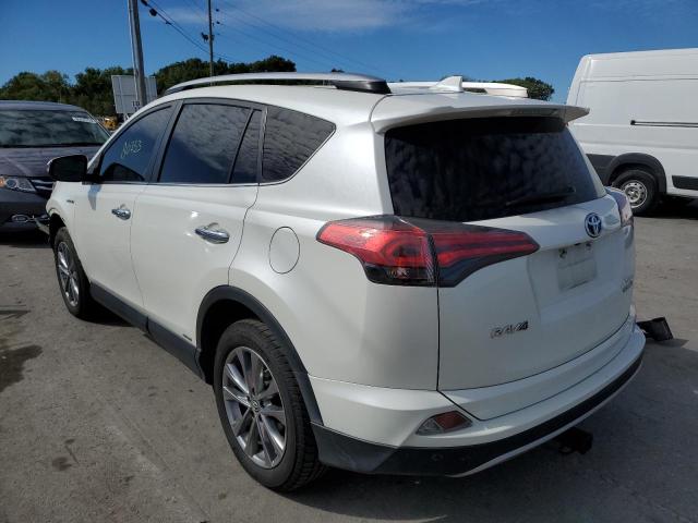 JTMDJREVXJD156001 - 2018 TOYOTA RAV4 HV LI WHITE photo 3