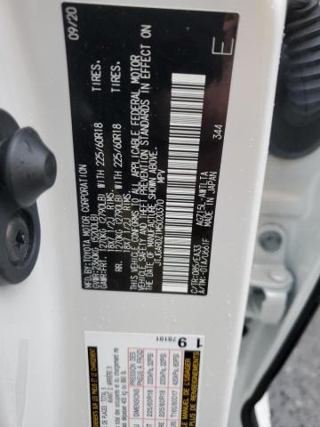 JTJGARDZ1M5020370 - 2021 LEXUS NX 300 BAS 白色 照片 10