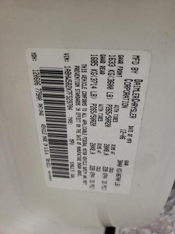 1A8HW582X7F529704 - 2007 CHRYSLER ASPEN LIMI WHITE photo 10