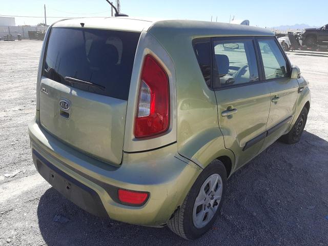 KNDJT2A51C7468171 - 2012 KIA SOUL GREEN photo 4