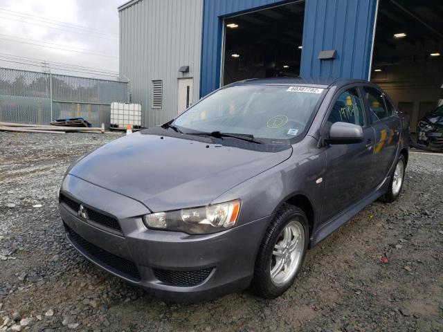 JA32U1FU4AU603653 - 2010 MITSUBISHI LANCER DE GRAY photo 2