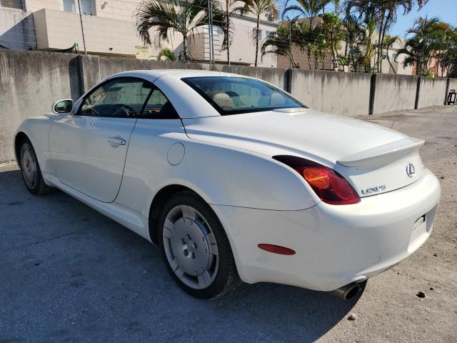 JTHFN48Y550066997 - 2005 LEXUS SC 430 WHITE photo 3