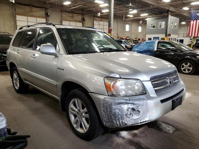 JTEDW21A570022861 - 2007 TOYOTA HIGHLANDER SILVER photo 1