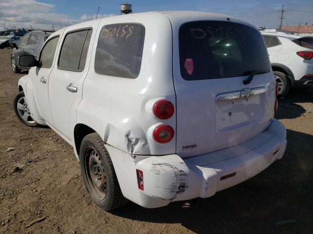 3GNDA13D07S624605 - 2007 CHEVROLET HHR LS WHITE photo 3