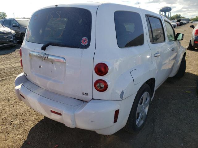 3GNDA13D07S624605 - 2007 CHEVROLET HHR LS WHITE photo 4