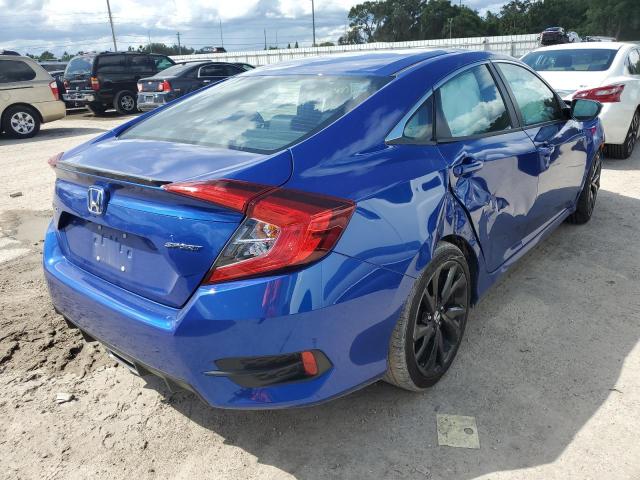 2HGFC2F8XLH596200 - 2020 HONDA CIVIC SPOR 蓝色 照片 4