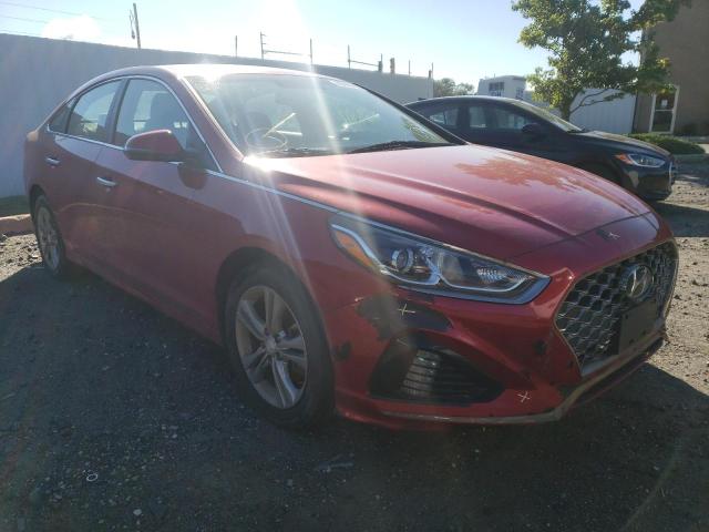 5NPE34AF2KH783996 - 2019 HYUNDAI SONATA LIM RED photo 1