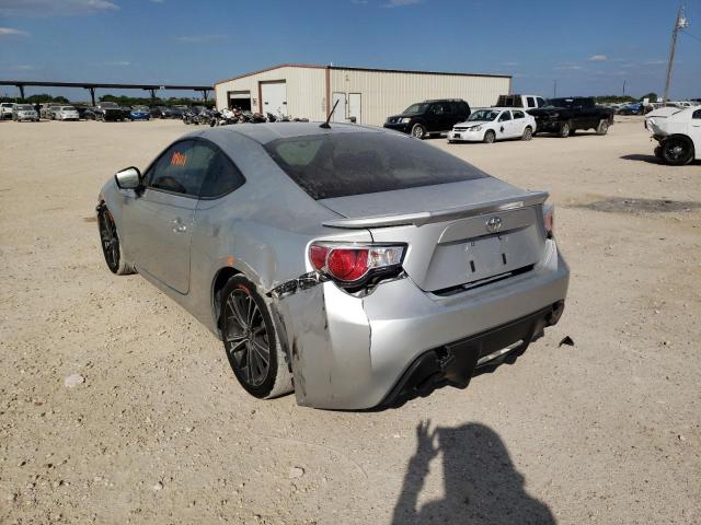 JF1ZNAA19D1724023 - 2013 TOYOTA SCION FR-S SILVER photo 3