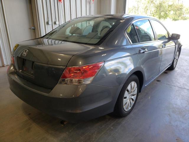 1HGCP26369A201416 - 2009 HONDA ACCORD LX GRAY photo 4