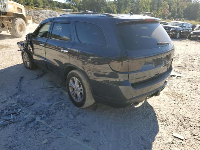 1C4SDHDT6DC590175 - 2013 DODGE DURANGO CR BLACK photo 3