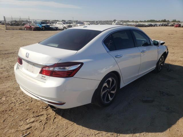 1HGCR3F80HA025215 - 2017 HONDA ACCORD EXL WHITE photo 4