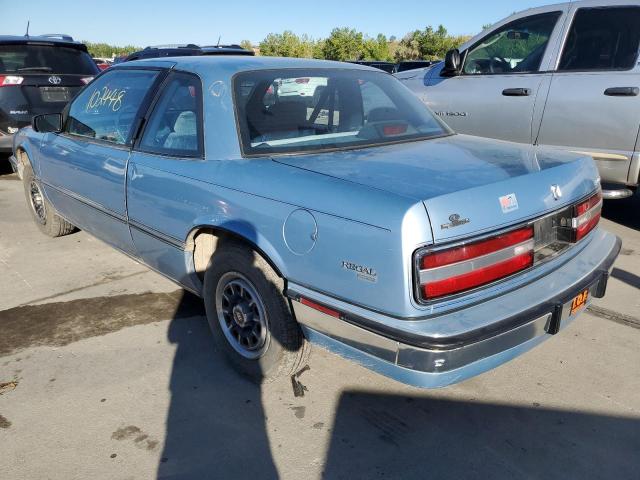 2G4WB14T9L1431097 - 1990 BUICK REGAL CUST BLUE photo 3