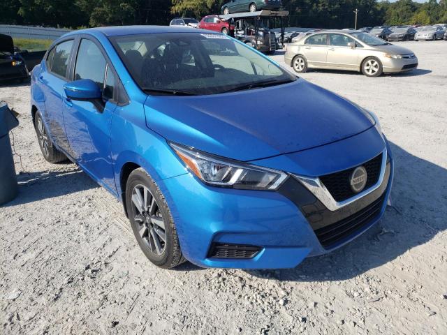 3N1CN8EV5ML824847 - 2021 NISSAN VERSA SV BLUE photo 1