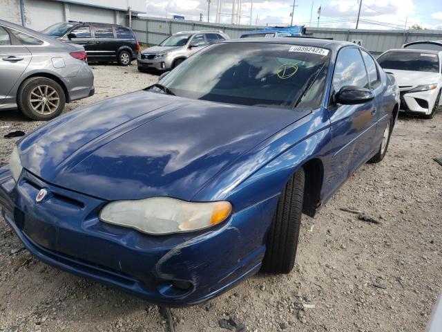 2G1WX12K049136546 - 2004 CHEVROLET MONTE CARL ლურჯი ფოტო 2