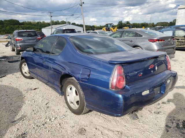 2G1WX12K049136546 - 2004 CHEVROLET MONTE CARL ლურჯი ფოტო 3