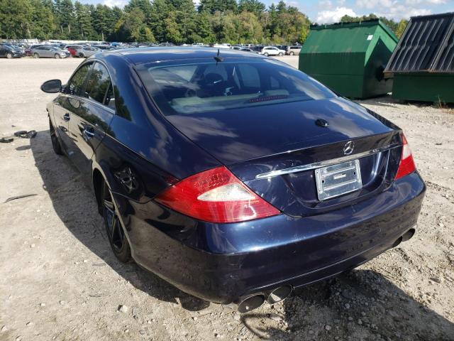 WDDDJ75X96A071008 - 2006 MERCEDES-BENZ CLS 500C BLUE photo 3