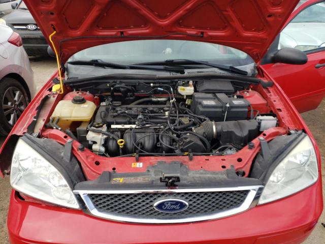 1FAFP34N97W333288 - 2007 FORD FOCUS ZX4 RED photo 7