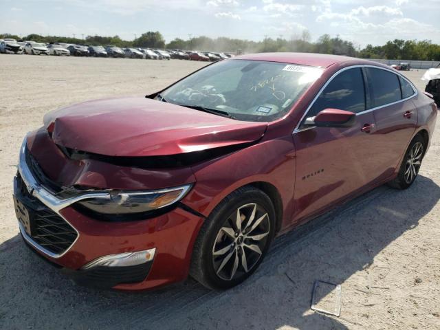 1G1ZG5ST7LF047740 - 2020 CHEVROLET MALIBU RS RED photo 2