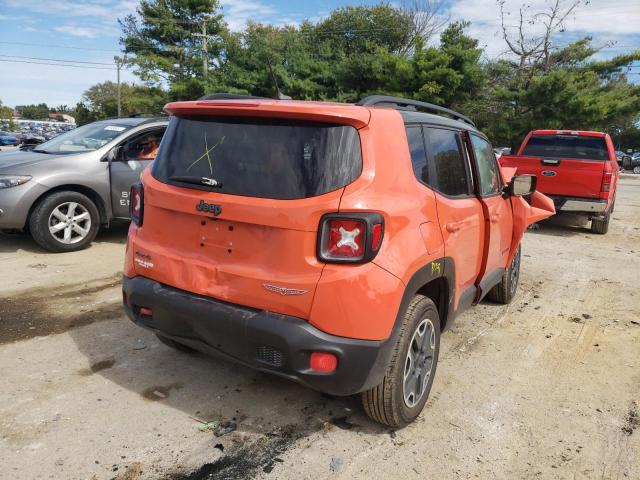 ZACCJBCB1HPE42679 - 2017 JEEP RENEGADE T ORANGE photo 4