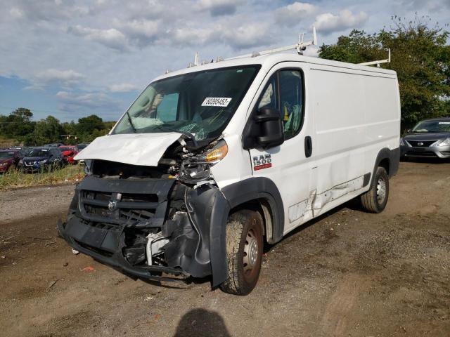 3C6TRVAG3JE118538 - 2018 RAM PROMASTER WHITE photo 2