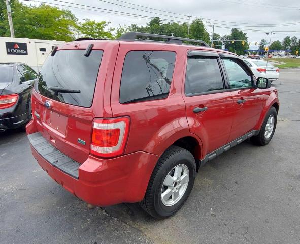 1FMCU9DGXAKA54453 - 2010 FORD ESCAPE XLT RED photo 4