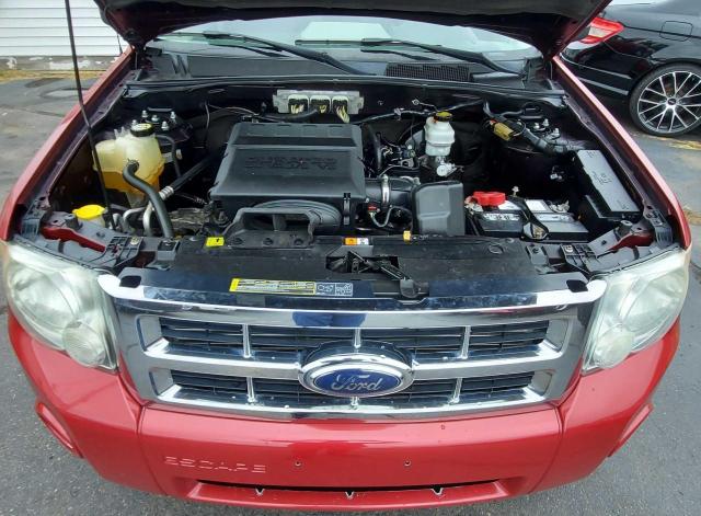 1FMCU9DGXAKA54453 - 2010 FORD ESCAPE XLT RED photo 7