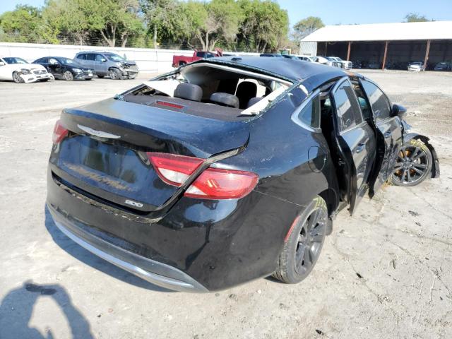 1C3CCCAB5GN126846 - 2016 CHRYSLER 200 BLACK photo 4