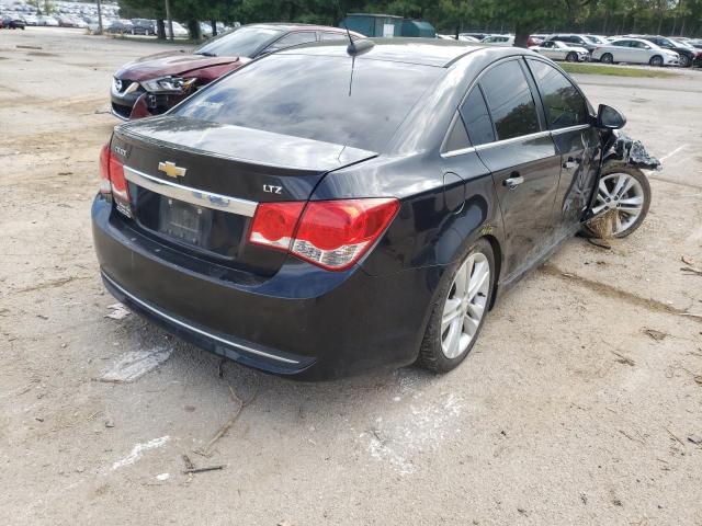 1G1PG5SB4F7276390 - 2015 CHEVROLET CRUZE BLACK photo 4